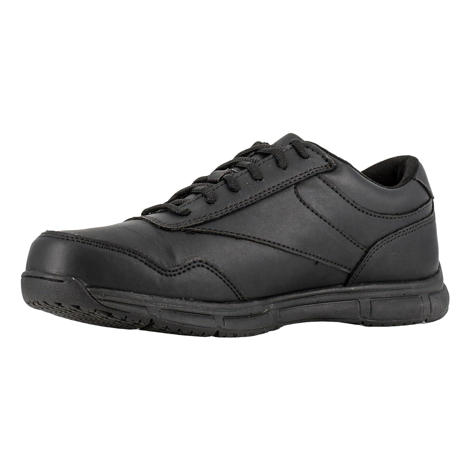 imageReebok Work Womens Jorie Lt Soft Toe SlipResistant Work Shoe Black  9 MediumBlack