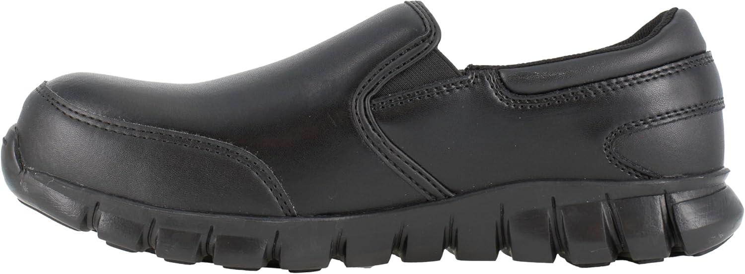 imageReebok Work Womens Sublite Cushion Comp Toe Athletic Work Sh Black  9 Medium