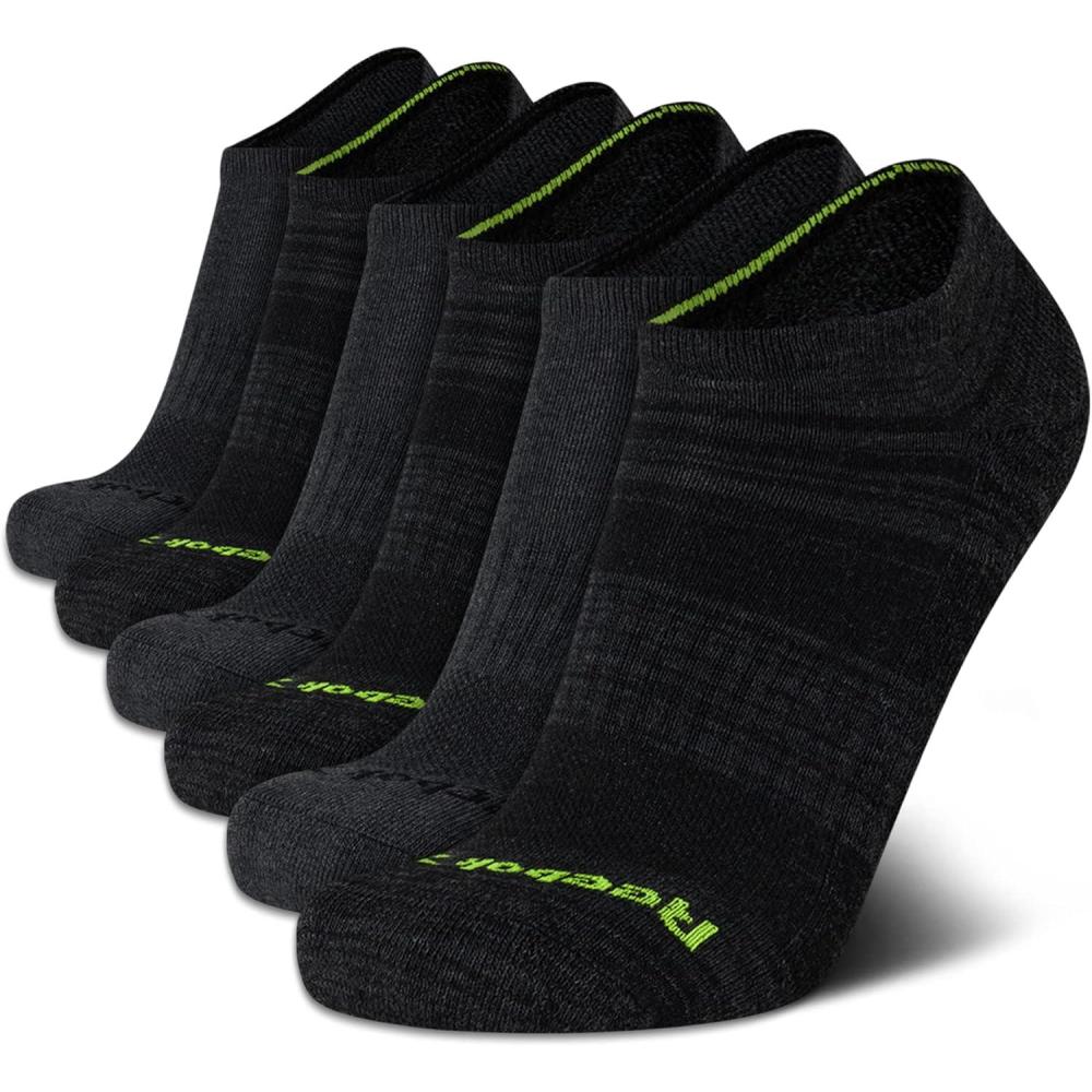 imageReebok Mens Low Cut Socks  6 Pack Basic Cushion Low Cut No Show Socks for Men  Mens Athletic Socks Size 6125BlackGrey Logo