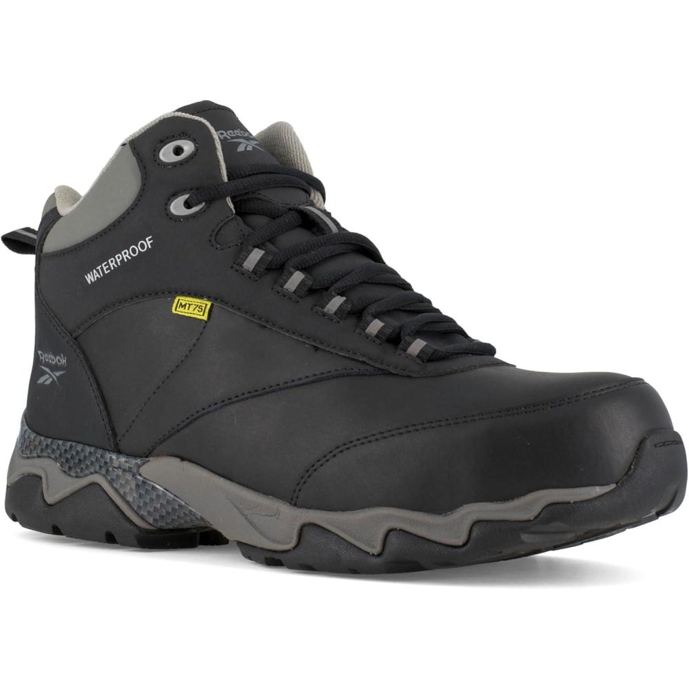 imageReebok Work Beamer Hiker Mens BootBlack With Grey Trim