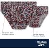 imageReebok Low Rise Mens Briefs  5 Pack Soft Cotton Underwear with Supportive Contour Pouch  Supportive Fit for Everyday WearMaritime BlueCharcoal HeatherBluePrintTibetan Red