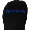 imageReebok Mens Athletic Crew Socks  5 Pack Moisture Wicking Cushioned Athletic Socks for Men with Reinforced Seams 6125All Black
