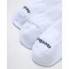 imageReebok Mens Athletic Crew Socks  5 Pack Moisture Wicking Cushioned Athletic Socks for Men with Reinforced Seams 6125All White