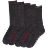 imageReebok Mens Athletic Crew Socks  5 Pack Moisture Wicking Cushioned Athletic Socks for Men with Reinforced Seams 6125Ash Grey