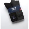 imageReebok Mens Athletic Crew Socks  5 Pack Moisture Wicking Cushioned Athletic Socks for Men with Reinforced Seams 6125BlackGrey Logo