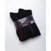 imageReebok Mens Athletic Crew Socks  5 Pack Moisture Wicking Cushioned Athletic Socks for Men with Reinforced Seams 6125BlackRed Logo