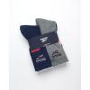 imageReebok Mens Athletic Crew Socks  5 Pack Moisture Wicking Cushioned Athletic Socks for Men with Reinforced Seams 6125Blue 6pk