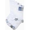 imageReebok Mens Athletic Crew Socks  5 Pack Moisture Wicking Cushioned Athletic Socks for Men with Reinforced Seams 6125Cool White