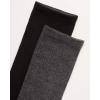 imageReebok Mens Athletic Crew Socks  5 Pack Moisture Wicking Cushioned Athletic Socks for Men with Reinforced Seams 6125Lead Grey