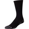 imageReebok Mens Athletic Crew Socks  5 Pack Moisture Wicking Cushioned Athletic Socks for Men with Reinforced Seams 6125Raven Black