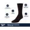 imageReebok Mens Athletic Socks  3 Pack Targeted Cushion Crew Socks  Breathable Cotton Blend Socks for Men Shoe Size 6125GreyWhiteBlack