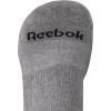 imageReebok Mens Athletic Socks  3 Pack Targeted Cushion Crew Socks  Breathable Cotton Blend Socks for Men Shoe Size 6125GreyWhiteBlack