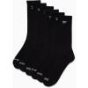 imageReebok Mens Athletic Socks  6 Pack Targeted Cushion Crew Socks  Breathable Cotton Blend Socks for Men Shoe Size 6125Black