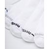 imageReebok Mens Athletic Socks  Cushion High Quarter Cut Socks 6 PackAll White