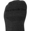 imageReebok Mens Athletic Socks  Cushion High Quarter Cut Socks 6 PackBlackGrey