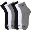 imageReebok Mens Athletic Socks  Cushion High Quarter Cut Socks 6 PackMulti