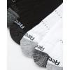 imageReebok Mens Athletic Socks  Cushion High Quarter Cut Socks 6 PackWhiteBlack