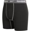 imageReebok Mens Boxer Briefs  3 Pack Comfort Stretch Sustainable Underwear Boxers for Men with Contour Pouch Sizes SXLBlackBlackened PearlBlack