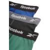 imageReebok Mens Boxer Briefs  3 Pack Comfort Stretch Sustainable Underwear Boxers for Men with Contour Pouch Sizes SXLGreenBlackBlue Depths