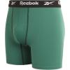 imageReebok Mens Boxer Briefs  3 Pack Comfort Stretch Sustainable Underwear Boxers for Men with Contour Pouch Sizes SXLGreenBlackBlue Depths