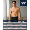 imageReebok Mens Boxer Briefs  3 Pack Comfort Stretch Sustainable Underwear Boxers for Men with Contour Pouch Sizes SXLMagnetBlackBlue