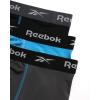 imageReebok Mens Boxer Briefs  3 Pack Comfort Stretch Sustainable Underwear Boxers for Men with Contour Pouch Sizes SXLMagnetBlackBlue