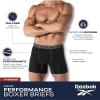 imageReebok Mens Boxer Briefs  3 Pack Comfort Stretch Sustainable Underwear Boxers for Men with Contour Pouch Sizes SXLMagnetBlackBlue