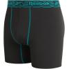 imageReebok Mens Boxer Briefs  3 Pack Stretch Moisture Wicking Mens Underwear with Contour Pouch Boxers for Men Sizes SXL Size Small 3pk BlackBlue DephtsDeep Lake