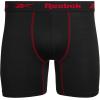 imageReebok Mens Boxer Briefs  3 Pack Stretch Moisture Wicking Mens Underwear with Contour Pouch Boxers for Men Sizes SXL3pk  All Black