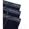 imageReebok Mens Boxer Briefs  3 Pack Stretch Moisture Wicking Mens Underwear with Contour Pouch Boxers for Men Sizes SXL3pk All Maritime Blue