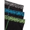 imageReebok Mens Boxer Briefs  3 Pack Stretch Moisture Wicking Mens Underwear with Contour Pouch Boxers for Men Sizes SXL3pk Black