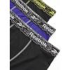 imageReebok Mens Boxer Briefs  3 Pack Stretch Moisture Wicking Mens Underwear with Contour Pouch Boxers for Men Sizes SXL3pk BlackBlackNavy