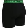 imageReebok Mens Boxer Briefs  3 Pack Stretch Moisture Wicking Mens Underwear with Contour Pouch Boxers for Men Sizes SXL3pk BlackCharcoal GreyGreen Stitch