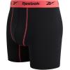 imageReebok Mens Boxer Briefs  3 Pack Stretch Moisture Wicking Mens Underwear with Contour Pouch Boxers for Men Sizes SXLAll Black