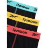 imageReebok Mens Boxer Briefs  3 Pack Stretch Moisture Wicking Mens Underwear with Contour Pouch Boxers for Men Sizes SXLAll Black