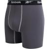 imageReebok Mens Boxer Briefs  3 Pack Stretch Moisture Wicking Mens Underwear with Contour Pouch Boxers for Men Sizes SXLAll Blackened Pearl