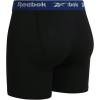 imageReebok Mens Boxer Briefs  3 Pack Stretch Moisture Wicking Mens Underwear with Contour Pouch Boxers for Men Sizes SXLBlackBlackBlue Depths