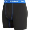 imageReebok Mens Boxer Briefs  3 Pack Stretch Moisture Wicking Mens Underwear with Contour Pouch Boxers for Men Sizes SXLBlackBlackSurf the Web