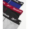imageReebok Mens Boxer Briefs  3 Pack Stretch Moisture Wicking Mens Underwear with Contour Pouch Boxers for Men Sizes SXLBlackLight GreyBlue