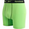 imageReebok Mens Boxer Briefs  3 Pack Stretch Moisture Wicking Mens Underwear with Contour Pouch Boxers for Men Sizes SXLBlackened Pearl Green Flash Black