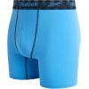 imageReebok Mens Boxer Briefs  3 Pack Stretch Moisture Wicking Mens Underwear with Contour Pouch Boxers for Men Sizes SXLBlueAzure Blue Black