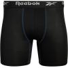 imageReebok Mens Boxer Briefs  3 Pack Stretch Moisture Wicking Mens Underwear with Contour Pouch Boxers for Men Sizes SXLCharcoal