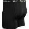 imageReebok Mens Boxer Briefs  3 Pack Stretch Moisture Wicking Mens Underwear with Contour Pouch Boxers for Men Sizes SXLCharcoal black
