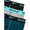 imageReebok Mens Boxer Briefs  3 Pack Stretch Moisture Wicking Mens Underwear with Contour Pouch Boxers for Men Sizes SXLDark Sea Alloy Black