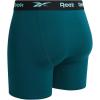 imageReebok Mens Boxer Briefs  3 Pack Stretch Moisture Wicking Mens Underwear with Contour Pouch Boxers for Men Sizes SXLDark Sea Alloy Black