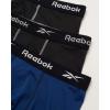 imageReebok Mens Boxer Briefs  3 Pack Stretch Moisture Wicking Mens Underwear with Contour Pouch Boxers for Men Sizes SXLNavy