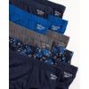 imageReebok Mens Briefs  10 Pack Classic Soft Stretch Low Rise Briefs with Contour Pouch  Underwear for Men Sizes SXLNavy BlueEvening BlueCharcoalNavy Blue Print