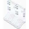imageReebok Mens Crew Socks  10 Pack Stretch Performance Cushioned Crew Socks  Arch Support Athletic Socks for Men 6125Bright White