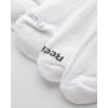 imageReebok Mens Crew Socks  5 Pack Breathable Cushioned MoistureWicking Athletic Performance Running Socks for Men 6125All White