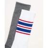 imageReebok Mens Crew Socks  5 Pack Breathable Cushioned MoistureWicking Athletic Performance Running Socks for Men 6125BlueWhite